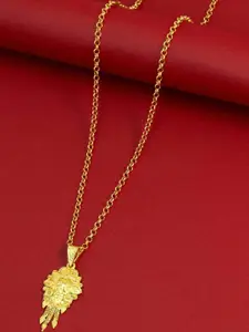 Ramdev Art Fashion Jwellery Gold-Plated Brass Necklace
