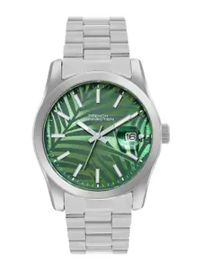French Connection Men Patterned Dial & Bracelet Style Straps Analogue Watch FCH14NSM