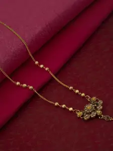 Ramdev Art Fashion Jwellery Gold-Plated Brass Necklace