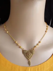 Ramdev Art Fashion Jwellery Gold-Plated Brass Necklace
