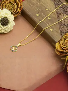 Ramdev Art Fashion Jwellery Gold-Plated Brass Necklace