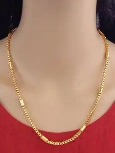 Ramdev Art Fashion Jwellery Gold-Plated Brass Necklace