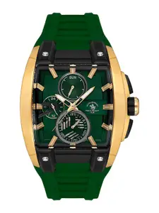 SANTA BARBARA POLO & RACQUET CLUB Men Rectangular Dial Analogue Watch SB.7.10002-3