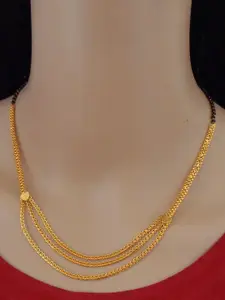 Ramdev Art Fashion Jwellery Gold-Plated Brass Necklace