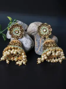 FASHION EMPIRE Dome Shaped Jhumkas Earrings