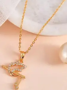 Ramdev Art Fashion Jwellery Gold-Plated Brass Necklace