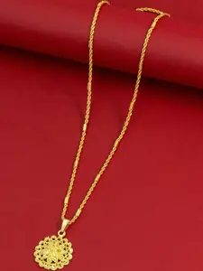 Ramdev Art Fashion Jwellery Gold-Plated Brass Necklace