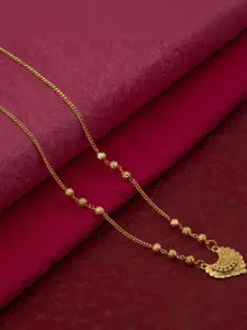 Ramdev Art Fashion Jwellery Gold-Plated Brass Necklace