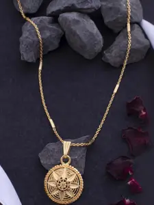 Ramdev Art Fashion Jwellery Gold-Plated Brass Necklace