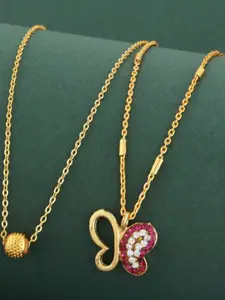 Ramdev Art Fashion Jwellery Gold-Plated Brass Necklace