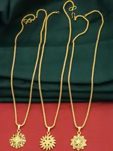 Ramdev Art Fashion Jwellery Gold-Plated Brass Necklace