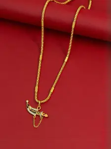 Ramdev Art Fashion Jwellery Gold-Plated Brass Necklace