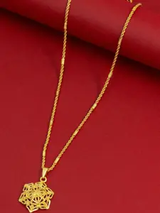 Ramdev Art Fashion Jwellery Gold-Plated Brass Necklace