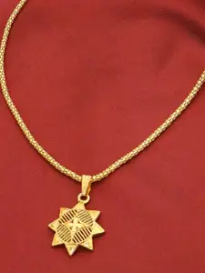 Ramdev Art Fashion Jwellery Gold-Plated Brass Necklace