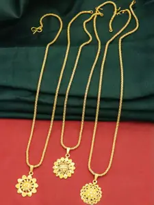 Ramdev Art Fashion Jwellery Gold-Plated Brass Necklace