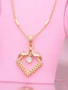 Ramdev Art Fashion Jwellery Gold-Plated Brass Necklace