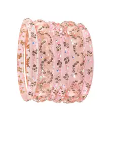 LAVAZZA Set Of 6 Crystal & Zircon-Studded Bangles