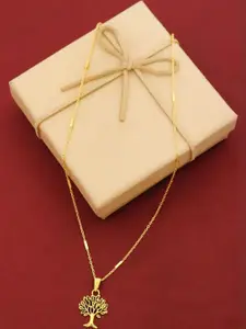 Ramdev Art Fashion Jwellery Gold-Plated Brass Necklace