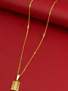 Ramdev Art Fashion Jwellery Gold-Plated Brass Necklace