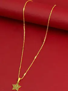 Ramdev Art Fashion Jwellery Gold-Plated Brass Necklace