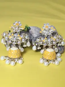 FASHION EMPIRE Dome Shaped Jhumkas Earrings