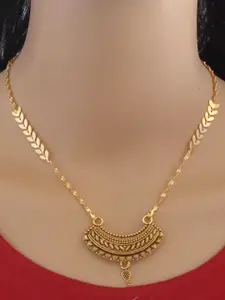 Ramdev Art Fashion Jwellery Gold-Plated Brass Necklace
