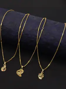Ramdev Art Fashion Jwellery Gold-Plated Brass Necklace