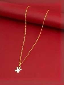 Ramdev Art Fashion Jwellery Gold-Plated Brass Necklace