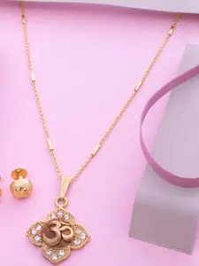 Ramdev Art Fashion Jwellery Gold-Plated Brass Necklace
