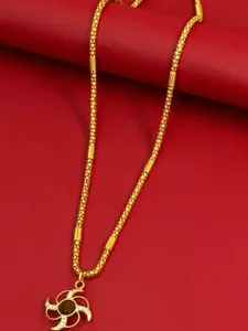 Ramdev Art Fashion Jwellery Gold-Plated Brass Necklace