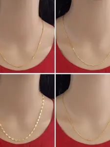 Ramdev Art Fashion Jwellery Gold-Plated Brass Necklace