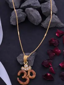 Ramdev Art Fashion Jwellery Gold-Plated Brass Necklace