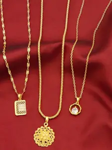 Ramdev Art Fashion Jwellery Gold-Plated Brass Necklace