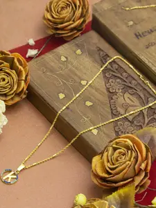 Ramdev Art Fashion Jwellery Gold-Plated Brass Necklace