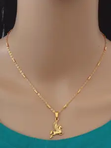 Ramdev Art Fashion Jwellery Gold-Plated Brass Necklace