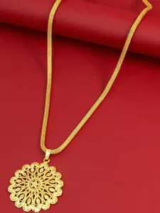 Ramdev Art Fashion Jwellery Gold-Plated Brass Necklace