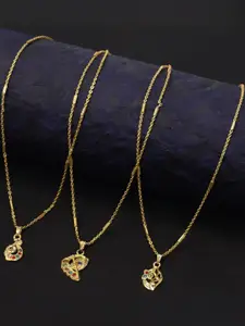 Ramdev Art Fashion Jwellery Gold-Plated Brass Necklace