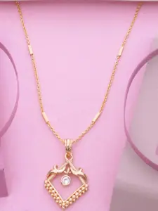 Ramdev Art Fashion Jwellery Gold-Plated Brass Necklace