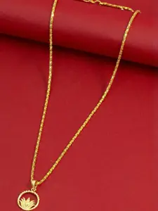 Ramdev Art Fashion Jwellery Gold-Plated Brass Necklace