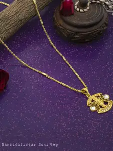 Ramdev Art Fashion Jwellery Gold-Plated Brass Necklace