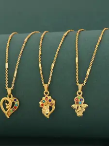 Ramdev Art Fashion Jwellery Gold-Plated Brass Necklace