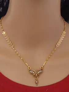 Ramdev Art Fashion Jwellery Gold-Plated Brass Necklace