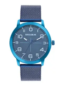 Killer Men Brass Printed Dial & Straps Analogue Watch KL-SS25-8A