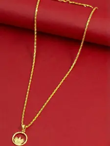 Ramdev Art Fashion Jwellery Gold-Plated Brass Necklace