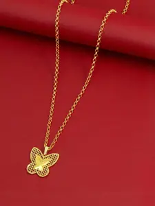 Ramdev Art Fashion Jwellery Gold-Plated Brass Necklace