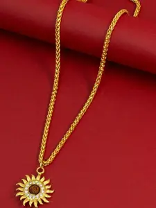 Ramdev Art Fashion Jwellery Gold-Plated Brass Necklace