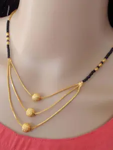 Ramdev Art Fashion Jwellery Gold-Plated Brass Necklace