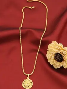 Ramdev Art Fashion Jwellery Gold-Plated Brass Necklace