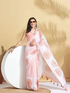 RACHNA Warli Ready to Wear Ikat Saree