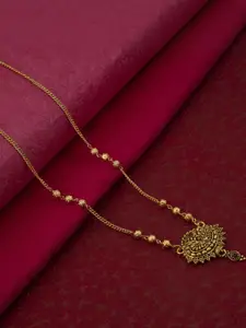 Ramdev Art Fashion Jwellery Gold-Plated Brass Necklace